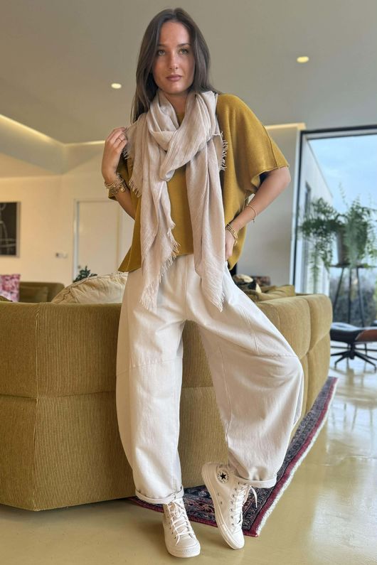 Conrad Layer Knit Mucky Mustard - 